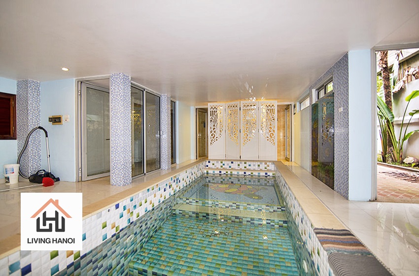 Beautiful 3 bedroom villa with pool for rent in Tay Ho, Hanoi. Beautiful 3 bedroom villa with pool for rent in Tay Ho, Hanoi.