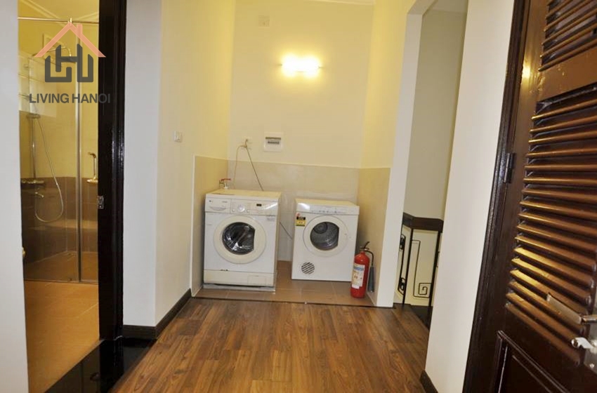 Beautiful layout, fully furnished 3 bedrooms villa with bright windows for rent in Tay Ho Beautiful layout, fully furnished 3 bedrooms villa with bright windows for rent in Tay Ho