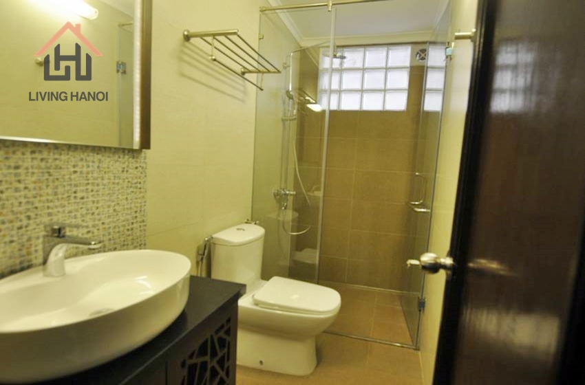 Beautiful layout, fully furnished 3 bedrooms villa with bright windows for rent in Tay Ho Beautiful layout, fully furnished 3 bedrooms villa with bright windows for rent in Tay Ho