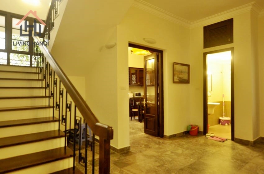 Beautiful layout, fully furnished 3 bedrooms villa with bright windows for rent in Tay Ho Beautiful layout, fully furnished 3 bedrooms villa with bright windows for rent in Tay Ho