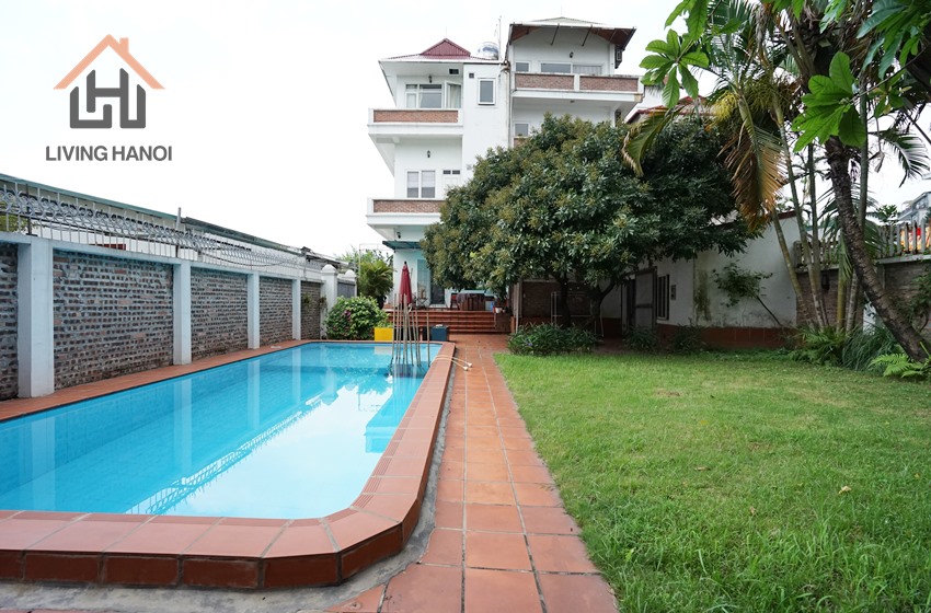Classical house with swimming pool for rent in Au Co, Tay Ho, Hanoi Classical house with swimming pool for rent in Au Co, Tay Ho, Hanoi