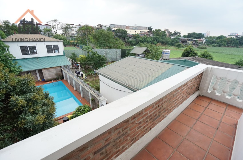 Classical house with swimming pool for rent in Au Co, Tay Ho, Hanoi Classical house with swimming pool for rent in Au Co, Tay Ho, Hanoi