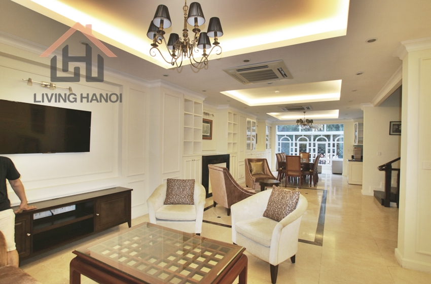 Four bedroom villa for rent in Tay Ho, Hanoi Four bedroom villa for rent in Tay Ho, Hanoi