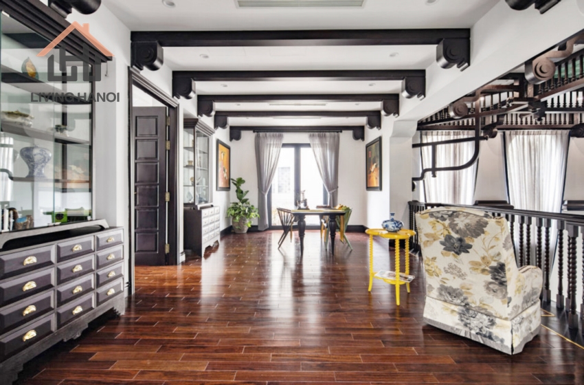 Indochine style house with 05 bedrooms available for rent in Vinhomes Riverside, Hanoi Indochine style house with 05 bedrooms available for rent in Vinhomes Riverside, Hanoi
