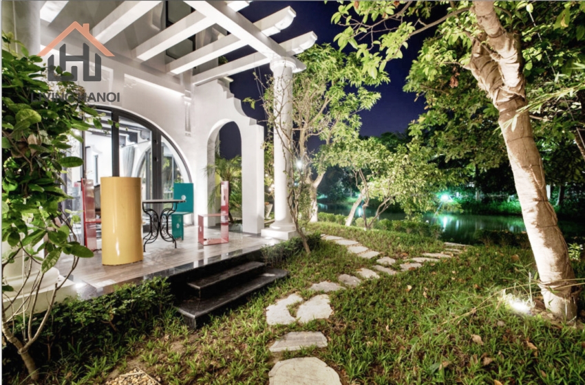 Indochine style house with 05 bedrooms available for rent in Vinhomes Riverside, Hanoi Indochine style house with 05 bedrooms available for rent in Vinhomes Riverside, Hanoi