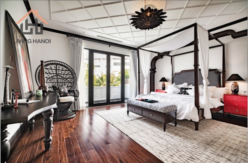Indochine style house with 05 bedrooms available for rent in Vinhomes Riverside, Hanoi Indochine style house with 05 bedrooms available for rent in Vinhomes Riverside, Hanoi