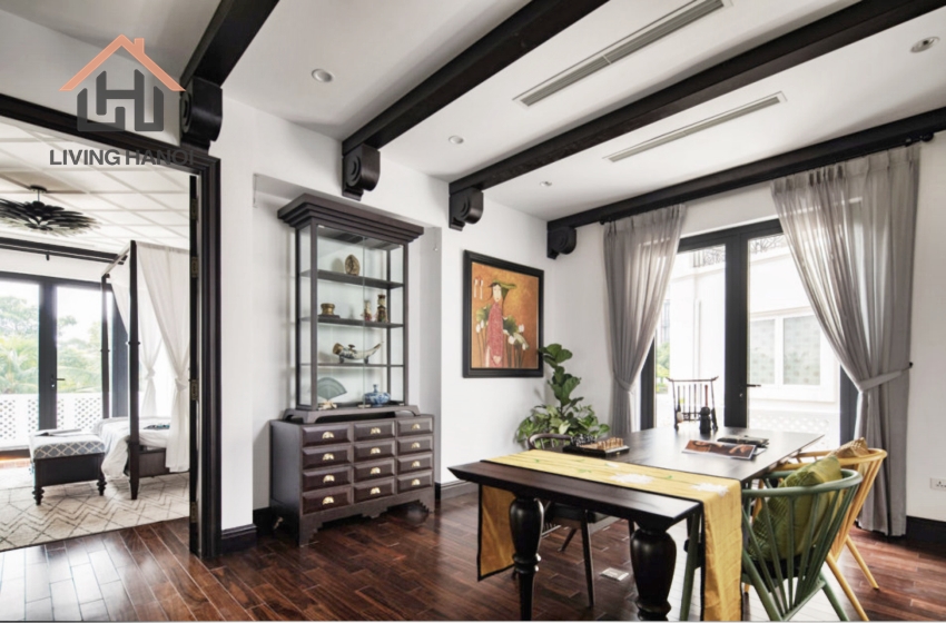 Indochine style house with 05 bedrooms available for rent in Vinhomes Riverside, Hanoi Indochine style house with 05 bedrooms available for rent in Vinhomes Riverside, Hanoi