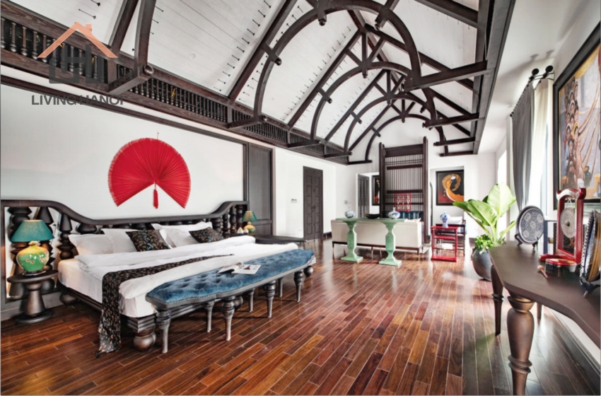 Indochine style house with 05 bedrooms available for rent in Vinhomes Riverside, Hanoi Indochine style house with 05 bedrooms available for rent in Vinhomes Riverside, Hanoi