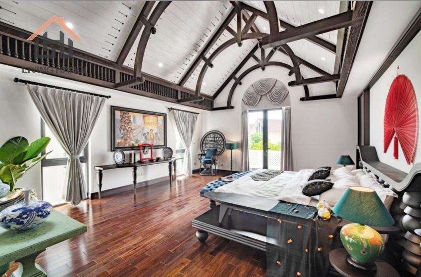 Indochine style house with 05 bedrooms available for rent in Vinhomes Riverside, Hanoi Indochine style house with 05 bedrooms available for rent in Vinhomes Riverside, Hanoi