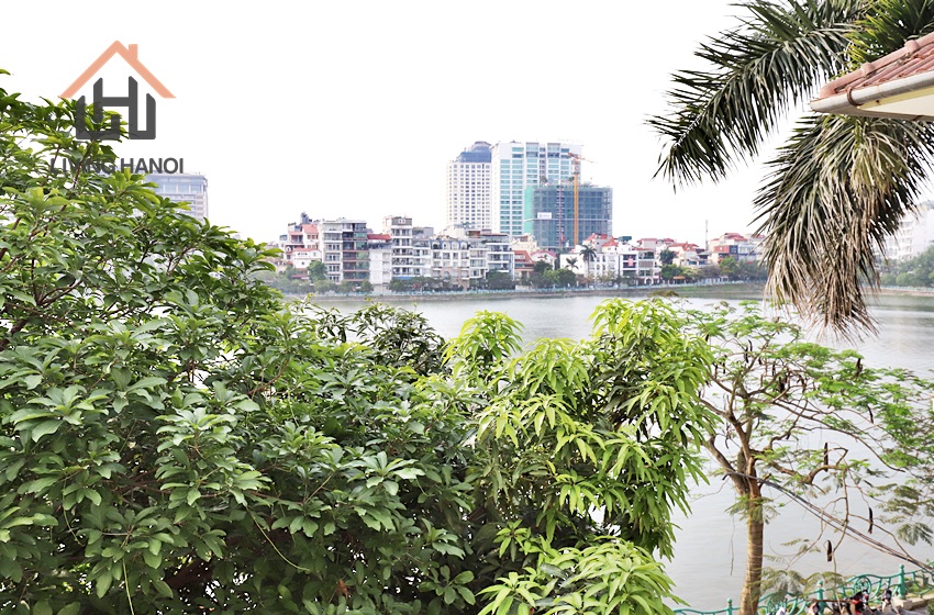 Lake-view four bedroom villa for rent in Tu Hoa, Tay Ho, Hanoi Lake-view four bedroom villa for rent in Tu Hoa, Tay Ho, Hanoi