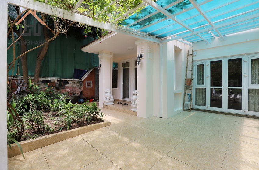 Semi furnished villa with yard for rent in Ciputra, Hanoi Semi furnished villa with yard for rent in Ciputra, Hanoi