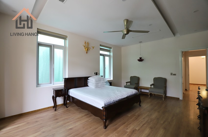 Semi furnished villa with yard for rent in Ciputra, Hanoi Semi furnished villa with yard for rent in Ciputra, Hanoi