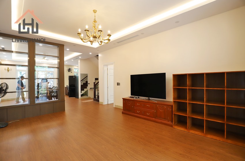 Semi furnished villa with yard for rent in Ciputra, Hanoi Semi furnished villa with yard for rent in Ciputra, Hanoi