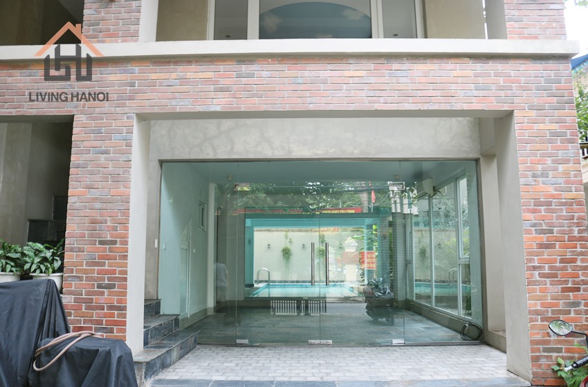 Spacious villa with swimming pool for rent in Tay Ho, Hanoi Spacious villa with swimming pool for rent in Tay Ho, Hanoi