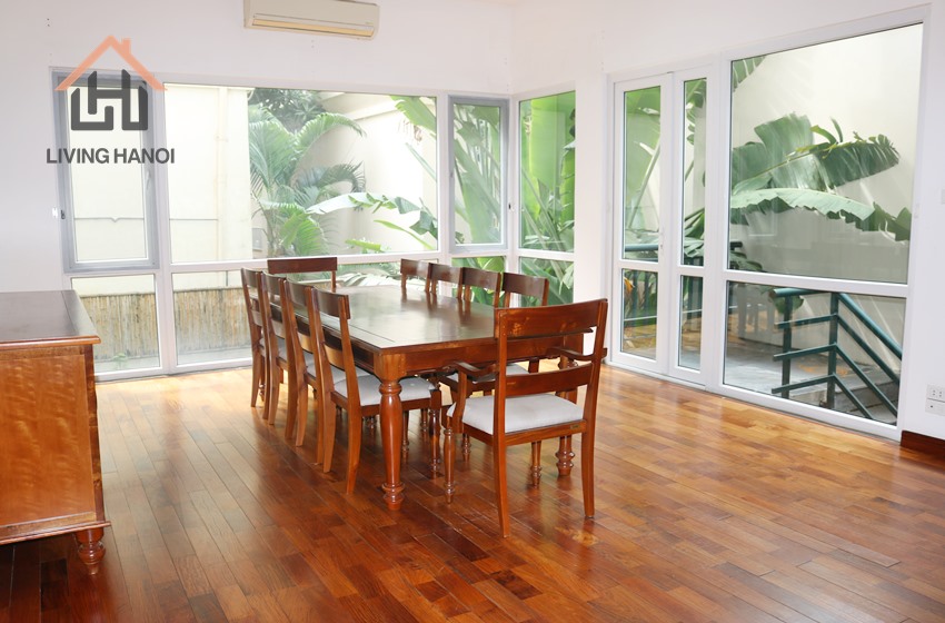 Spacious villa with swimming pool for rent in Tay Ho, Hanoi Spacious villa with swimming pool for rent in Tay Ho, Hanoi