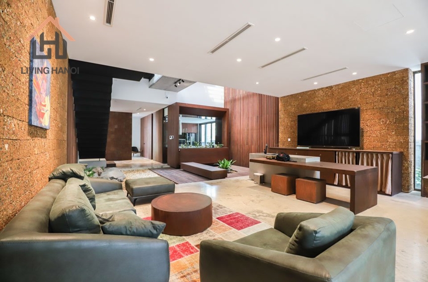 Ultra modern fully furnitures villa for rent in Vinhomes Riverside, Long Bien Ultra modern fully furnitures villa for rent in Vinhomes Riverside, Long Bien